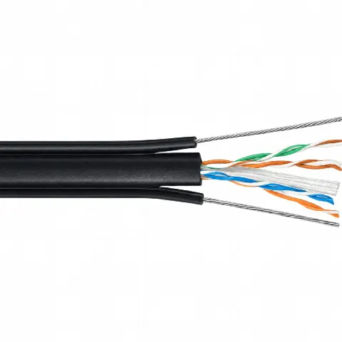Cable UTP Elevador / Cat 6 / 4 Pares / 23 AWG / Doble Mensajero / 305 m (1000.7 ft)