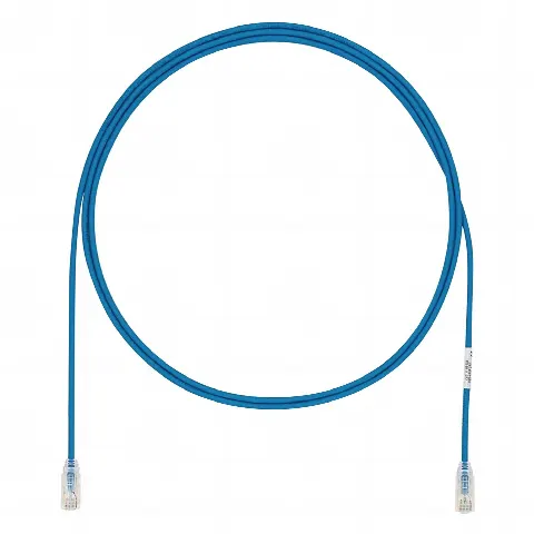 Cable de Parcheo UTP Cat6A, CM/LSZH, Diámetro Reducido (28AWG), Color Azul, 15ft