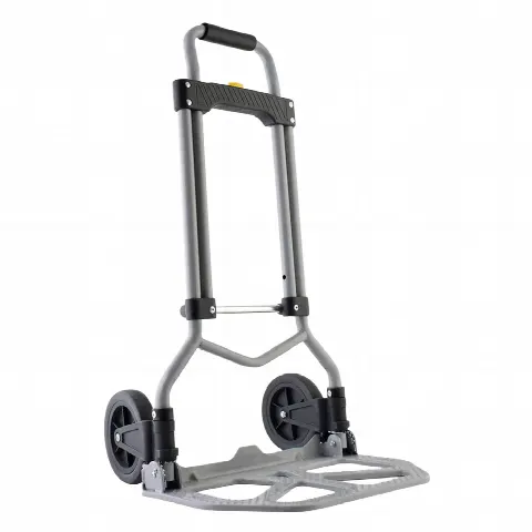 Diablo Plegable / Capacidad 60 kg / Base Acero Antiderrapante / Jaladera Hule Espuma / Llanta Hule Duradera / Despliegue Rápido
