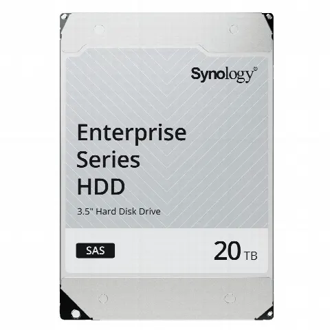 Disco Duro SAS Enterprise / 20 TB / 12 Gb/s / 7200 RPM / Caché 512 MB / MTBF 2.5 Millones de Horas / 550 TB/año