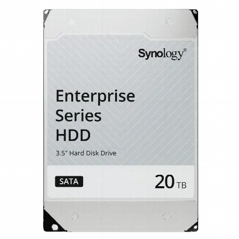Disco Duro Enterprise SATA / 3.5" / 20 TB / 7200 RPM / Caché 512 MB / Carga 550 TB/año / MTBF 2.5 Millones de Horas