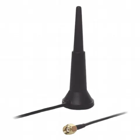 Antena WiFi Doble Banda / 2.4-5.9 GHz / 3 dBi / RP-SMA / 1.5 m (4.9 ft) / Magnética