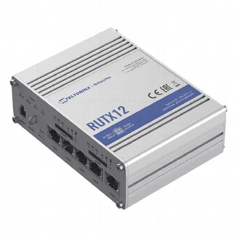 Router Industrial Dual LTE Cat 6 / 600 Mbps / 5 Puertos Gigabit / WiFi 5 Doble Banda / Doble SIM / GNSS / PoE / -40°F a 167°F