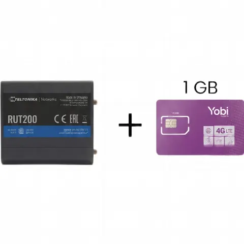 Router Celular Industrial / 4G LTE Cat 4 150 Mbps / Wi-Fi 2.4 GHz / 2 Puertos Ethernet / Operación -40°C a 75°C / Gestión RMS