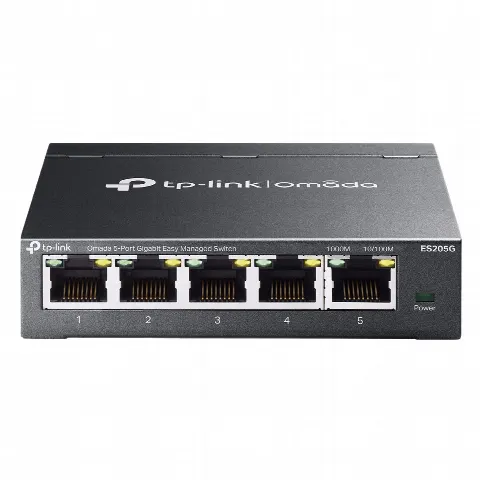 Switch Gestionado SDN / 5 Puertos Gigabit / 10 Gbps Capacidad Switching / 7.4 Mpps Forwarding Rate / Fanless / VLAN 802.1Q / QoS 8 Colas