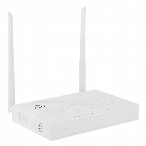 ONU Dual G/EPON / Wi-Fi 2.4 GHz / 4 Puertos LAN Gigabit / 2 Antenas 5 dBi / Gestión Remota / Consumo 10W