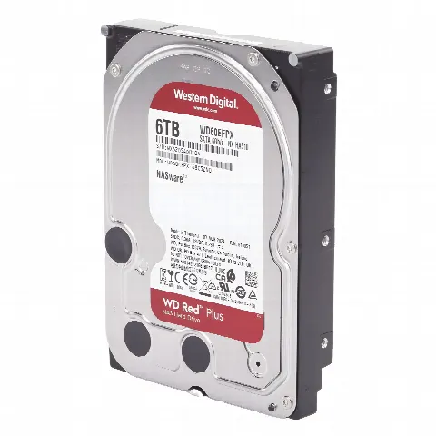 Disco Duro NAS / 6 TB / 5400 RPM / SATA III 6 Gb/s / Caché 128 MB / Uso 24-7 / Hasta 16 Bahías