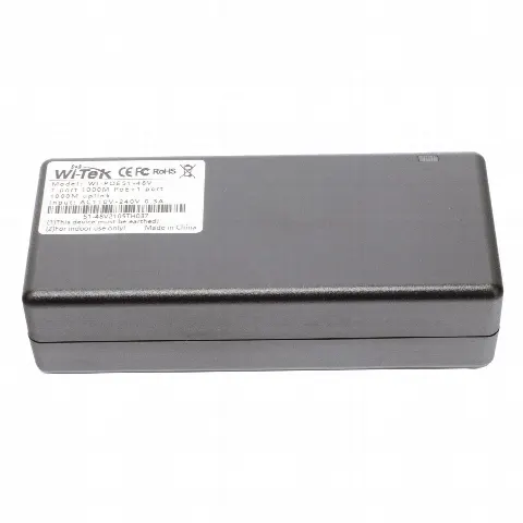 Inyector PoE Gigabit / 30W 802.3af/at / 48V / Alcance 100 m (328 ft) / Plug and Play / CCTV
