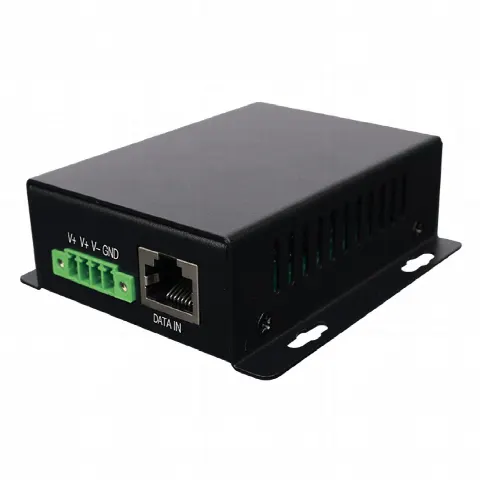 Inyector PoE Industrial / 24V Pasivo Gigabit / Entrada 9-32 Vcc / -20 a 70 °C / 24W / Compacto
