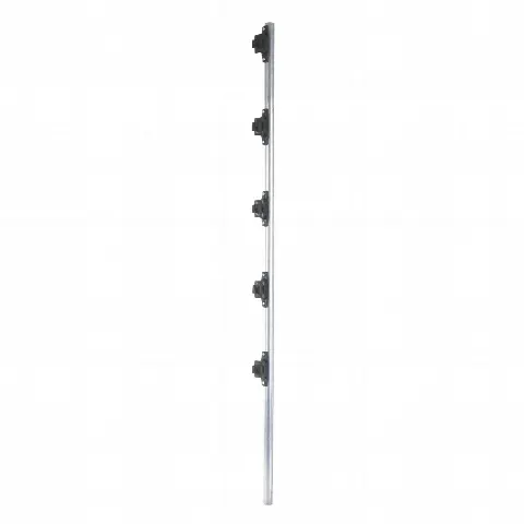 Poste de cerco eléctrico / 1.2 m (3.9 ft) / Acero galvanizado G60 / 5 aisladores de paso / 18 kV dieléctrico