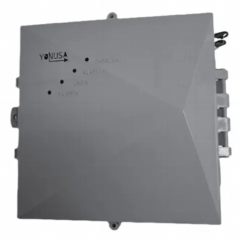 Energizador Perimetral / 10,000 Volts / 10,000 m (32,808 ft) Lineales / Alimentación AC 127-220V o Solar / Control Remoto RF 433 MHz / Respaldo Batería 5 Días