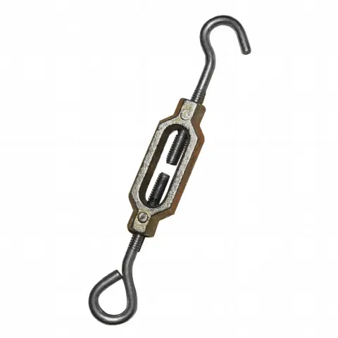 Tensor para Cerca Eléctrica / Resistencia 70 kg / Resistencia Eléctrica 0.4 Ohm / Acabado Tropicalizado / Gancho Calibre 10 / Cuerda UNC Cromo Duro