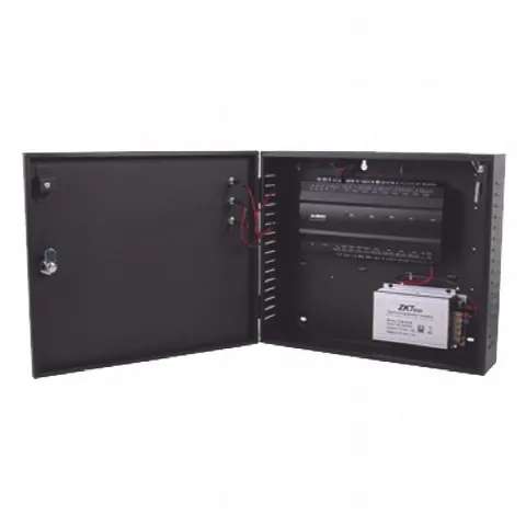 Controlador de Acceso 2 Puertas / 3,000 Huellas / 30,000 Tarjetas / TCP/IP / Gabinete con Fuente 12V 5A / Memoria SD hasta 32GB
