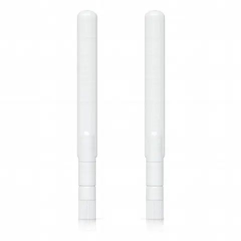 Par de Antenas Omnidireccionales / Doble Banda / 2.4 GHz 3 dBi / 5 GHz 4 dBi / IPX6 / 6.1 x 0.6 x 0.6 pulgadas