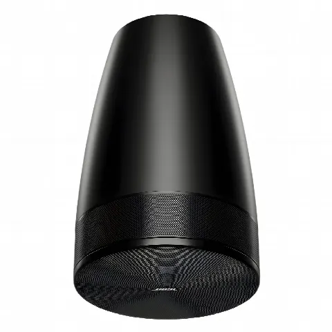 Altavoz Colgante Luna | Designmax | Sistema de Rango Extendido | Array Circular Ring Array&trade; 8 Drivers | Woofer 8" Integrado | Cobertura 140° | Color Negro