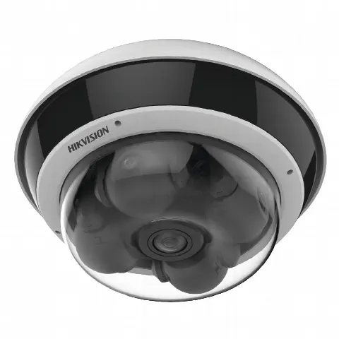 PanoVu Series / Vista Panorámica 360&ordm; / 4 Lentes Mot. 2.8 a 8 mm (5 Megapixel por Lente) + 1 Vista Fisheye (2 Megapixel) / 22 Megapixel en Total / DARKFIGHTER / ACUSENSE / Exterior IP67 / IK10 / NEMA 4X / PoE+ / 30 mts IR / Micro SD