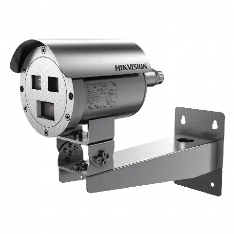 Bala IP Térmica Dual / Termico 7 mm (256 X 192) + Óptico 4 mm (4 MP) / Termométrica / Detección de Temperatura / IP68 / 30 mts IR / Antiexplosión / Anticorrosión