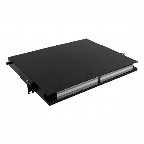 Distribuidor de Fibra Óptica de Alta Densidad LigthVerse *Plus* Para Rack de 19in, Acepta 4 Placas Plug and Play, Hasta 96 Fibras, 1 UR