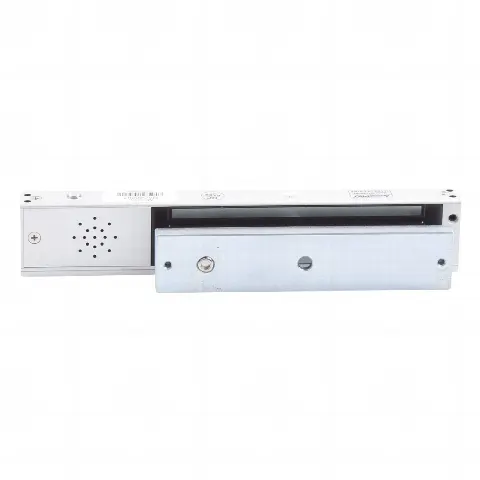 Chapa magnética 600Lb con  Buzzer de alarma de puerta abierta / LED indicador de estado /  Sensor de estado de placa/ Libre de Magnetismo Residual