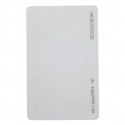 Tarjeta MIFARE Classic / Tipo ISO Card / Memoria 4Kb / Imprimible / Frecuencia 13.56 Mhz