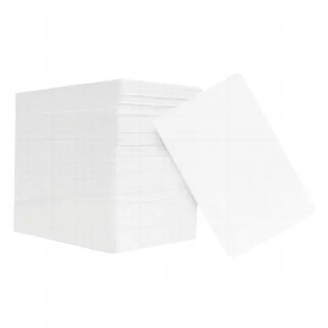 Paquete de 100 tarjetas PVC