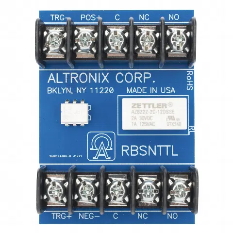 Módulo de relevador ultrasensitivo  Altronix 