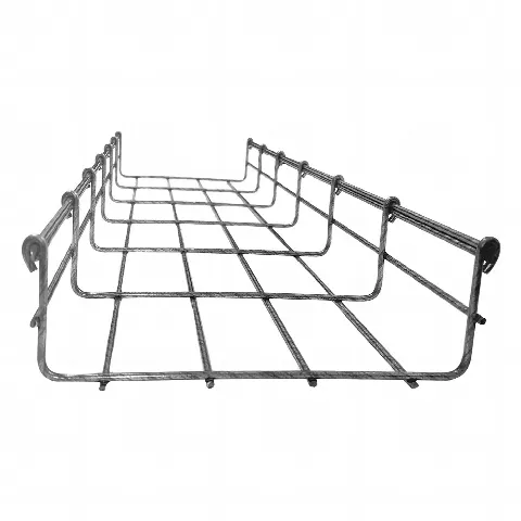 Charola tipo malla 54/200 mm BIMETÁLICA para Instalación en Exterior o Interior, Extrema Resistencia y Durabilidad, Hasta 172 cables Cat6 (Tramo de 3 metros). 