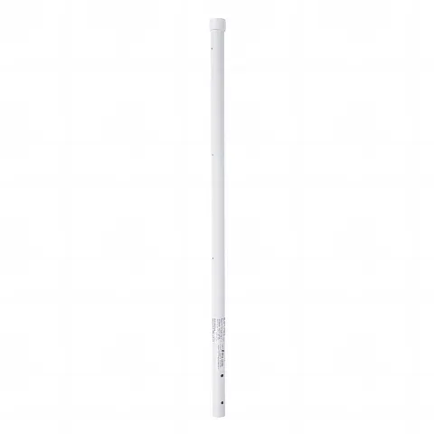 Poste de Esquina de 0.8m para Cerca Electrificada. Tubo Galvanizado cal. 18 de 1Diam. con Tapón, ideal para 3 Aisladores.