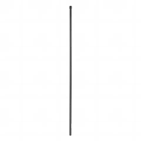 Poste de ESQUINA para Cerca Electrificada. Tubo Galva. de 1.4m, cal. 18 de 1 Diam. + Pintura Negra, ideal para 6 Aisladores