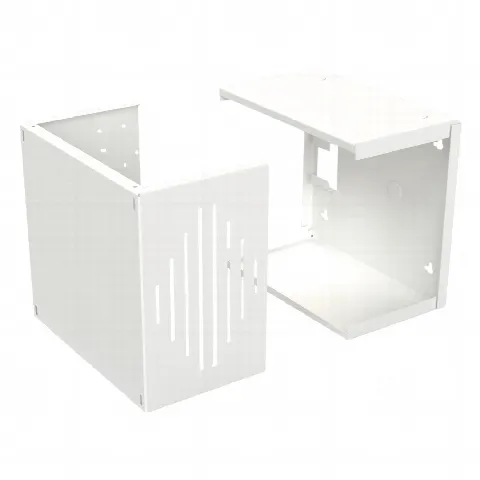 Gabinete para Resguardo de Sirena de 30 W (SF581A o SF581L No incluida), Preparación para Tamper (No incluido). 