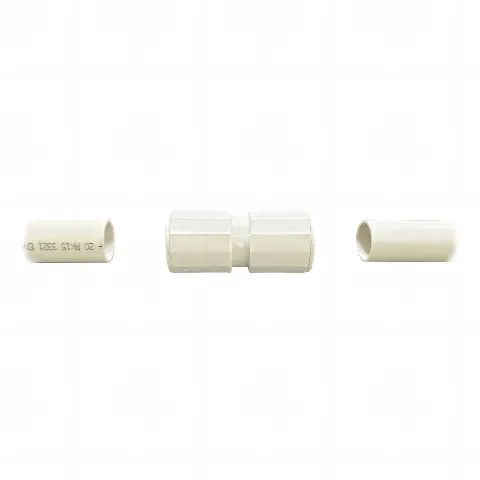 Manguito / Cople Morbidx IP67 libre de halógenos para unir tubería rígida de 50 mm (2) permite una instalación hermética no necesita pegamento 