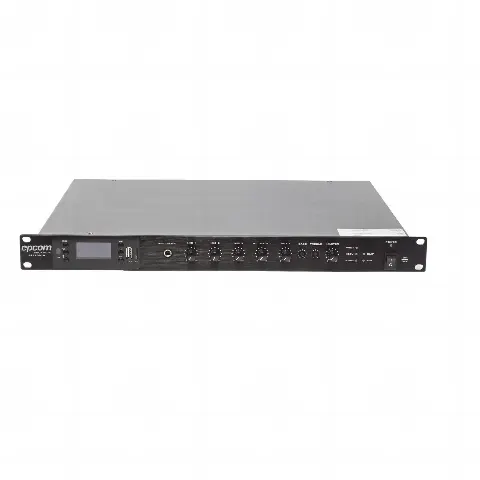 Amplificador Mezclador | 120W RMS | Sistema 100V y Baja Impedancia | MP3 | Tuner | Bluetooth | Música ambiental y Voceo