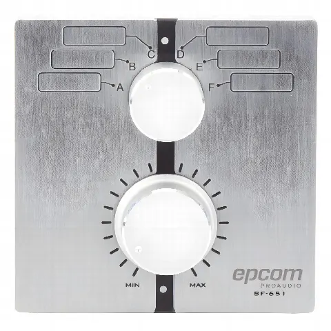 Control de  Volumen Remoto con Selector de Canales ?Compatible con Amplificador SF2240UC - SF4240UC