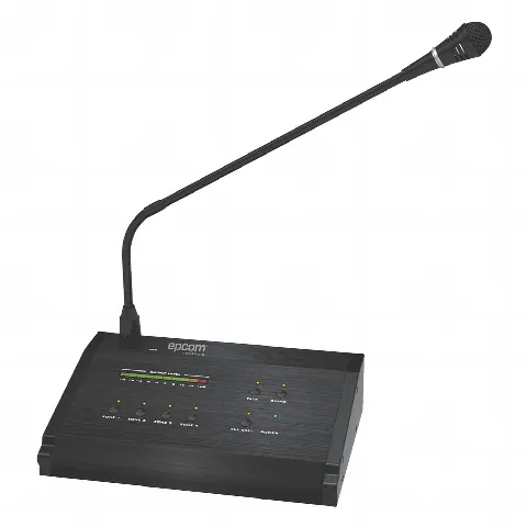 Micrófono a Distancia de 4 Zonas para Sistema de Voceo SF4240MP ? No compatible con SF4240UC o SF2240UC