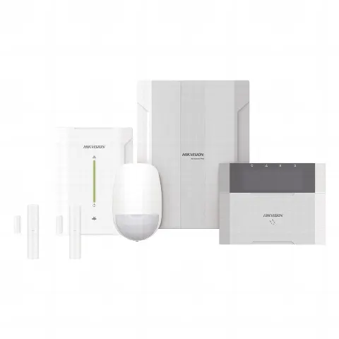 KIT Panel de Alarma HYBRID PRO / 1 Panel Híbrido / 1 Teclado LCD / 2 Contactos Magnéticos Inalámbricos / 1 PIR Inalámbrico 