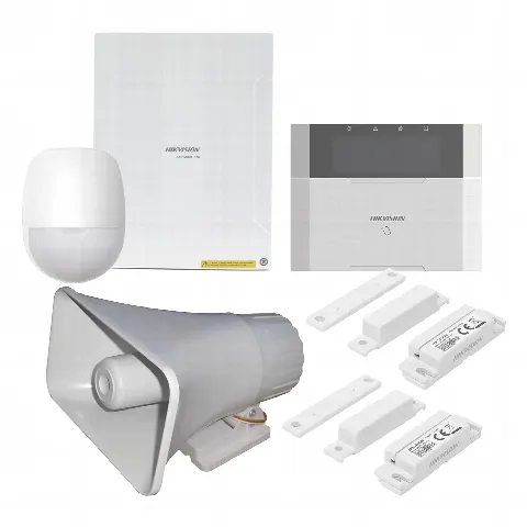 KIT Panel de Alarma  AX HYBRID PRO / 1 Panel Híbrido / 1 Teclado LCD / 1 PIR / 2 Contactos Magnéticos / 1 Sirena de 30 Watts