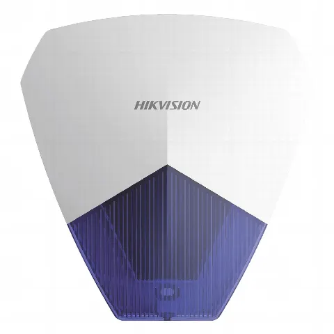 Sirena Estrobo Cableada Hikvision / Ideal para cualquier Panel de Alarma / Azul / 105 dB / Proteccón IP54