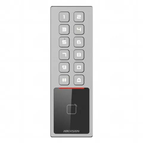 Teclado Exterior Antivandálico IP65 & IK08 / Administrable en la Nube / Alta y Baja de Passwords Remotamente con Horarios / Acceso por PIN o Tarjeta MIFARE
