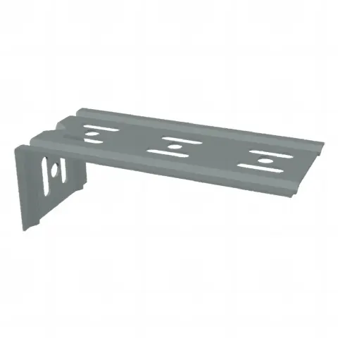Ménsula económica, para montaje en pared, para anchos de charola de 150mm, con acabado Electro Zinc