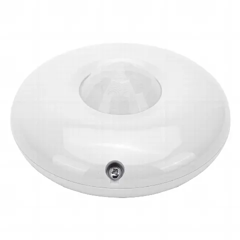 Sensor PIR de Movimiento con Cobertura de 360° / Rango de Detección 12 mts (39.4 ft) / Uso en Interior
