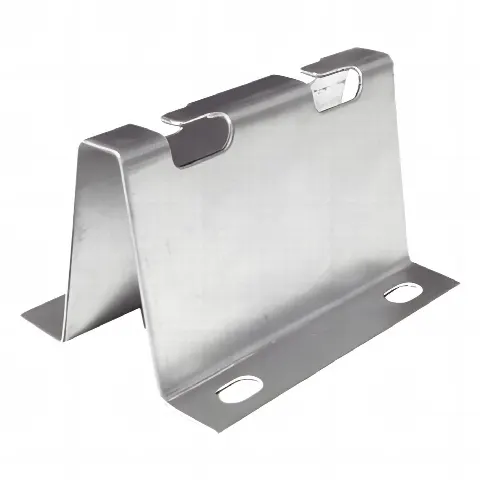 Soporte de piso falso directo, ideal para llegada a Rack, con acabado Electro Zinc 