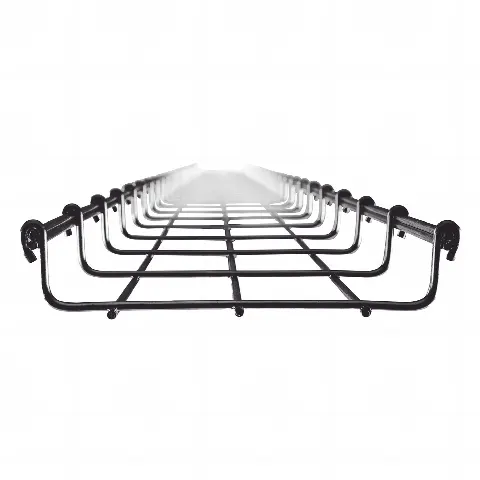 Charola Tipo Malla 33/150 mm, Acabado Electro Zinc, Hasta 79 Cables Cat6, Tramo de 3 Metros