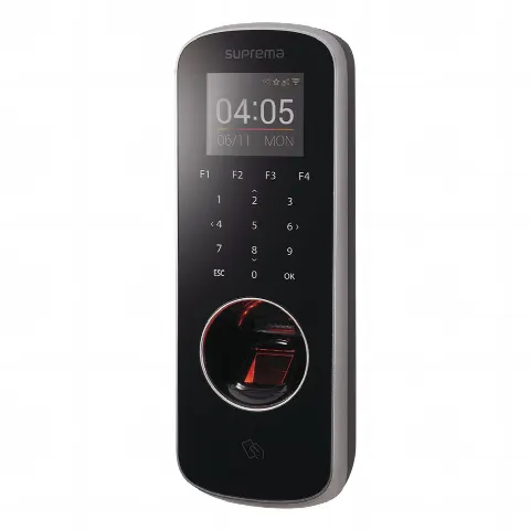 BioStation L2 Lector de Huella Delgado con Teclado Touch y  Lector 13.56 MHz MIFARE®/ NFC /DESFire/DESFire EV1/ Felica