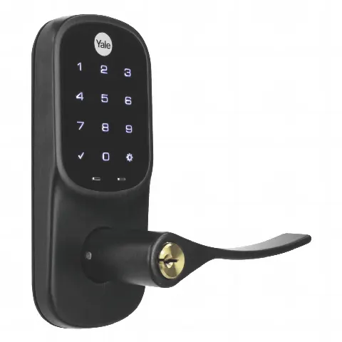 Cerradura  YRL226 con Teclado Táctil y Manija /Smarphone Control Opcional/ bronce Antiguo/ Para puertas de 35 mm a 45 mm de espesor.