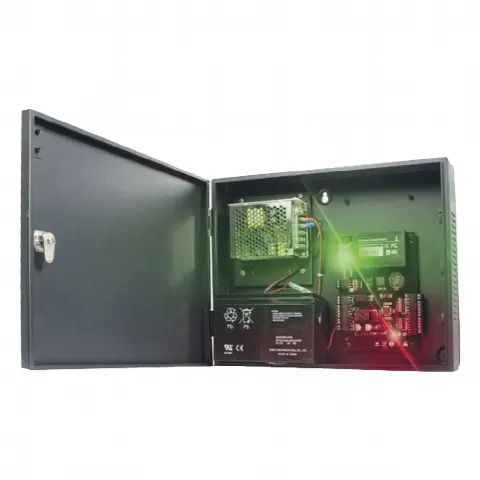 C3400 Panel de Control de Acceso para 4 Puertas / Fácil Administración / 30,000 Tarjetas / Incluye Gabinete y Fuente de Alimentación 12Vcc/3A / Software GRATIS