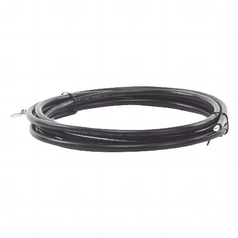 Cable para Controlador, 3.0 m, Negro, Calibre 8 AWG con Terminal de Ojo en un Extremo