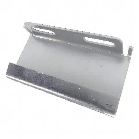 Placa salida a tubo automática para peralte de 66mm y 116mm, con acabado Electro Zinc