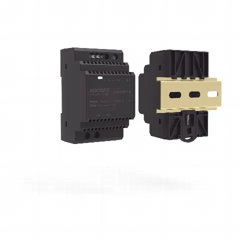 Fuente de Poder Industrial Entrada: 100-240 Vca / Salida: 15 Vcc/ 4 A/ 60 W/ Riel Din 