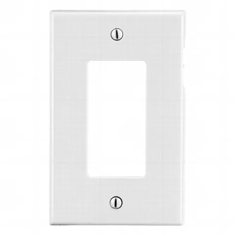 Tapa para Contacto Rectangular Color Blanco.