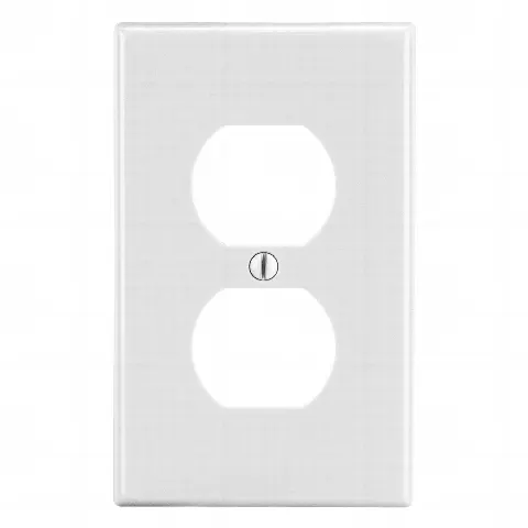 Tapa para Contacto Dúplex Color Blanco.